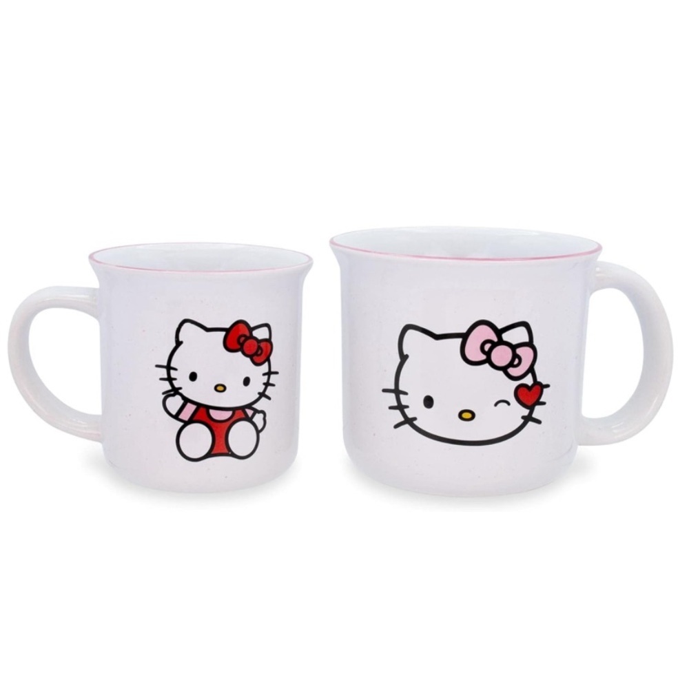 Hello Kitty Ceramic Camper Mugs, Set of 2